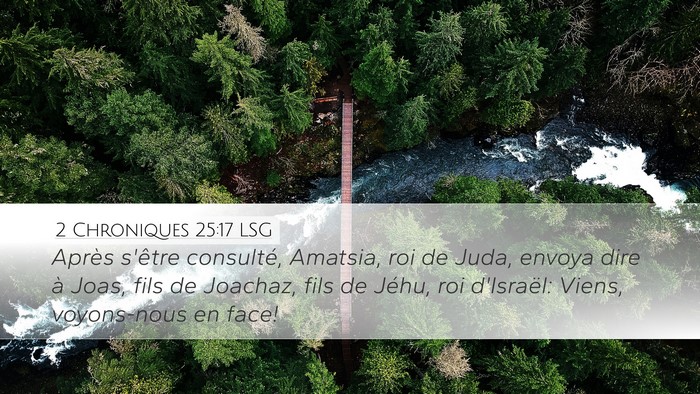 2 Chroniques 25:17 LSG Bible Verse Image