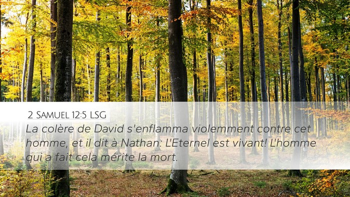 2 Samuel 12:5 LSG Bible Verse Image