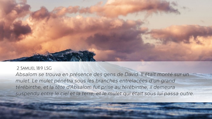 2 Samuel 18:9 LSG Bible Verse Image