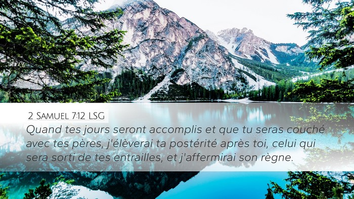 2 Samuel 7:12 LSG Bible Verse Image