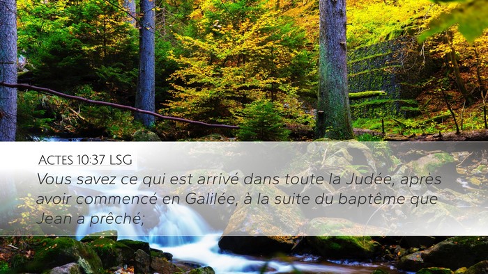 Actes 10:37 LSG Bible Verse Image