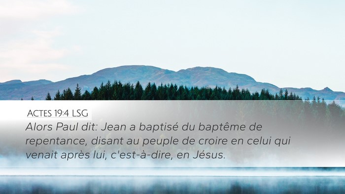 Actes 19:4 LSG Bible Verse Image