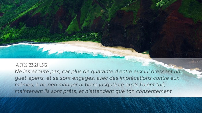 Actes 23:21 LSG Bible Verse Image