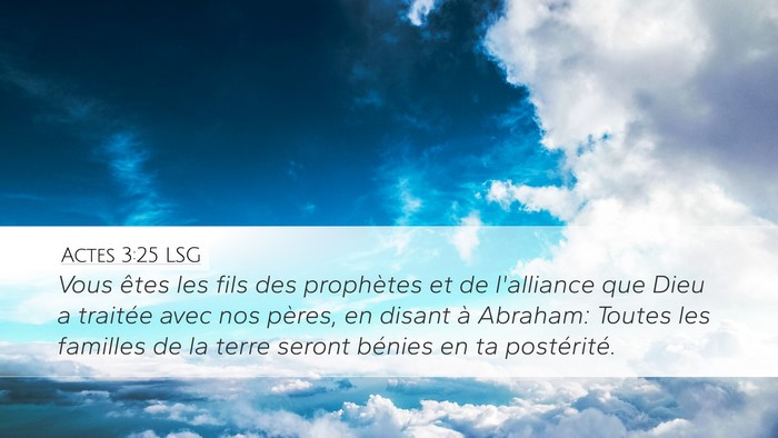 Actes 3:25 LSG Bible Verse Image