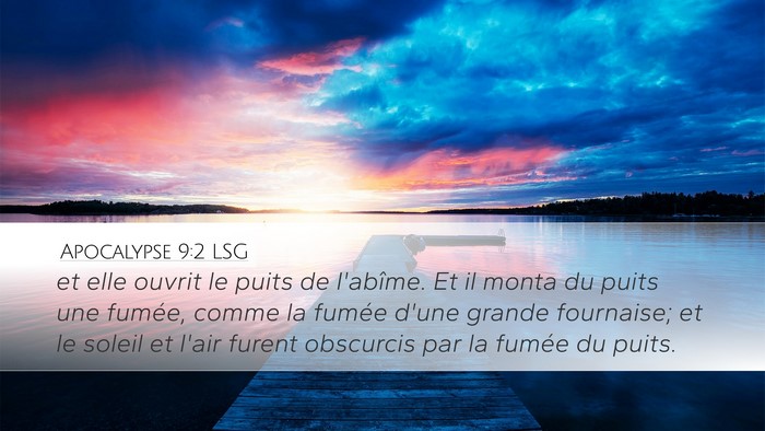 Apocalypse 9:2 LSG Bible Verse Image