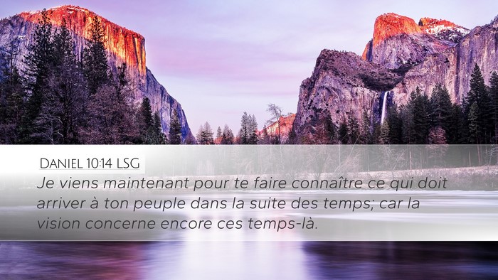 Daniel 10:14 LSG Bible Verse Image