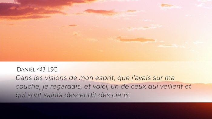 Daniel 4:13 LSG Bible Verse Image
