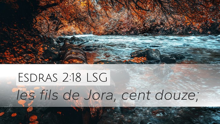 Esdras 2:18 LSG Bible Verse Image
