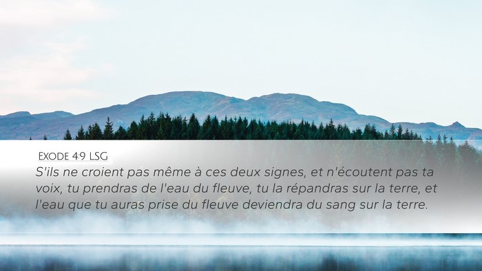 Exode 4:9 LSG Bible Verse Image