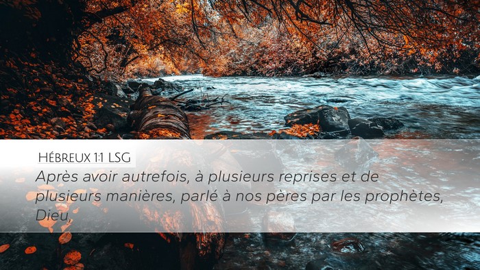 Hébreux 1:1 LSG Bible Verse Image