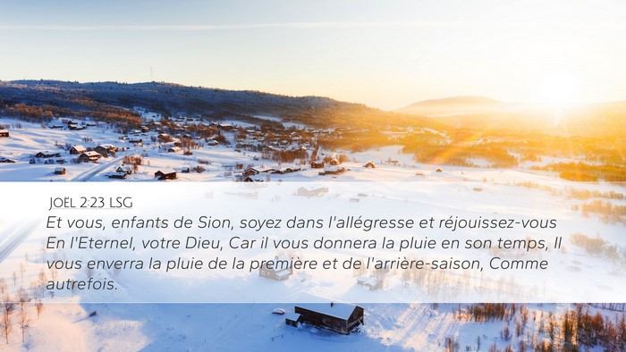 Joël 2:23 LSG Bible Verse Image