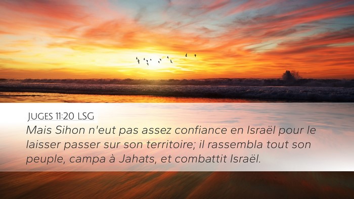 Juges 11:20 LSG Bible Verse Image