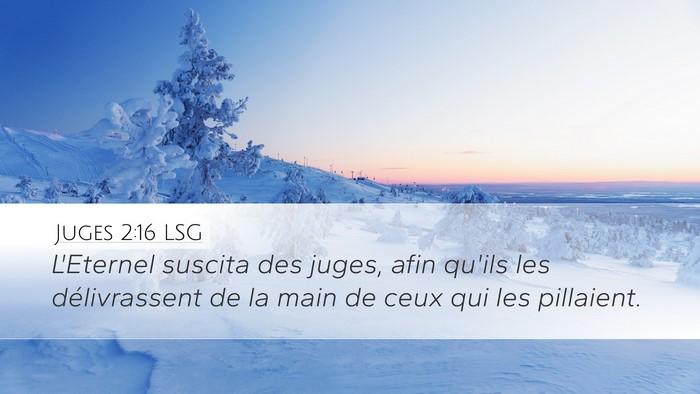 Juges 2:16 LSG Bible Verse Image