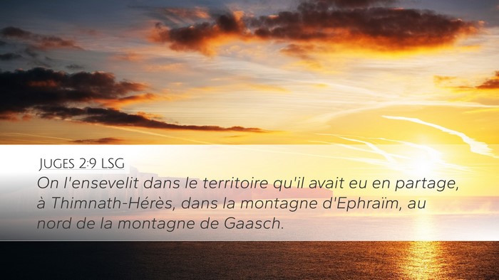 Juges 2:9 LSG Bible Verse Image