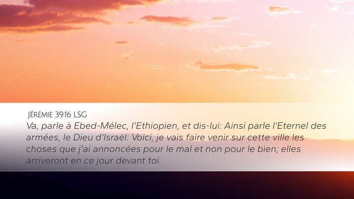Jérémie 39:16 LSG Bible Verse Image