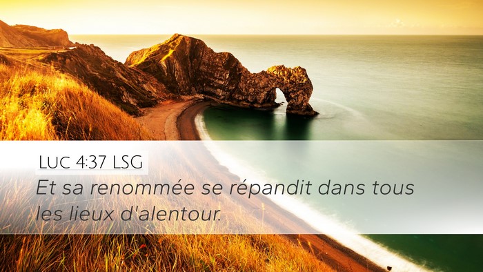 Luc 4:37 LSG Bible Verse Image