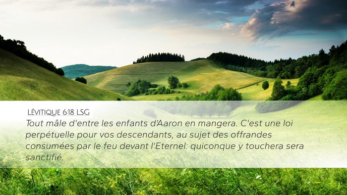 Lévitique 6:18 LSG Bible Verse Image