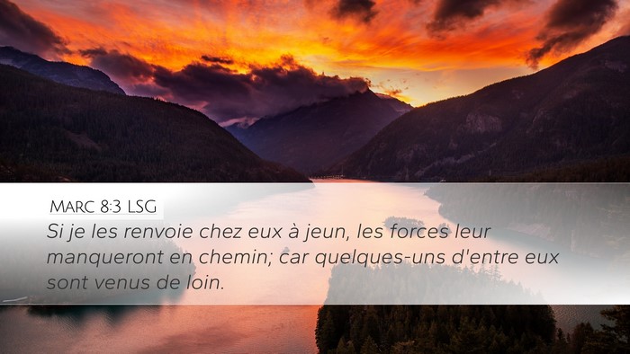 Marc 8:3 LSG Bible Verse Image