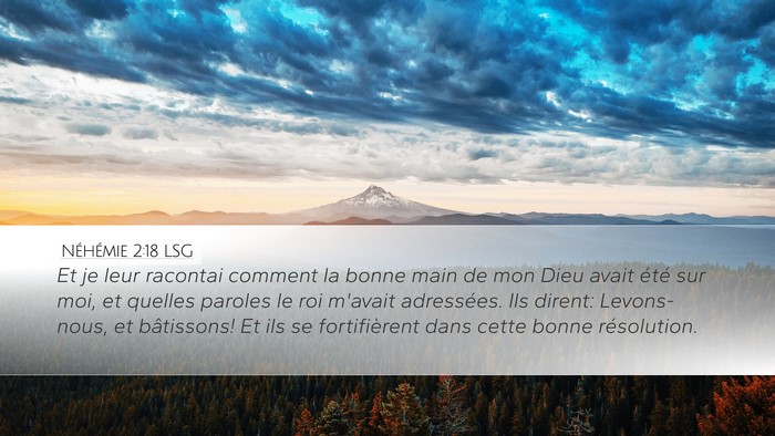 Néhémie 2:18 LSG Bible Verse Image