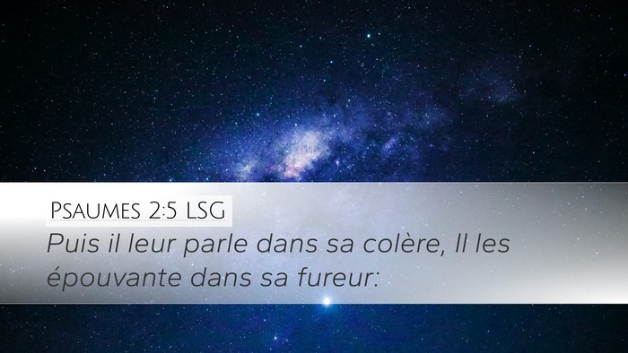 Psaumes 2:5 LSG Bible Verse Image