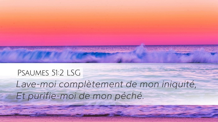 Psaumes 51:2 LSG Bible Verse Image