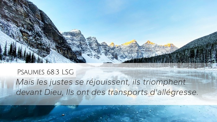 Psaumes 68:3 LSG Bible Verse Image