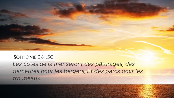 Sophonie 2:6 LSG Bible Verse Image