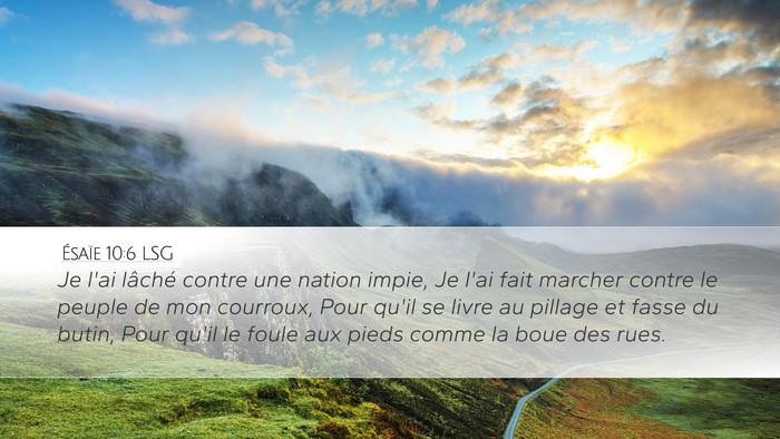 Ésaïe 10:6 LSG Bible Verse Image