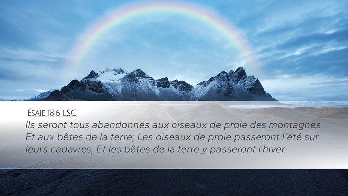 Ésaïe 18:6 LSG Bible Verse Image