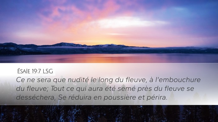 Ésaïe 19:7 LSG Bible Verse Image