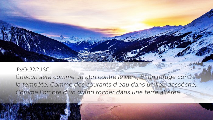 Ésaïe 32:2 LSG Bible Verse Image