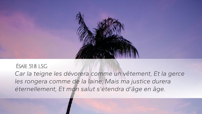 Ésaïe 51:8 LSG Bible Verse Image