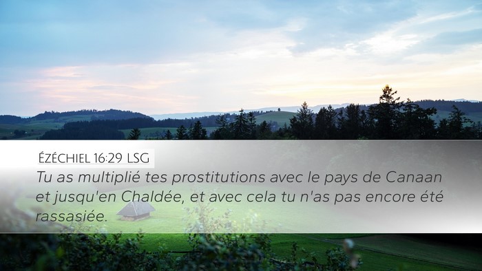 Ézéchiel 16:29 LSG Bible Verse Image