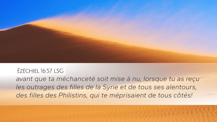 Ézéchiel 16:57 LSG Bible Verse Image