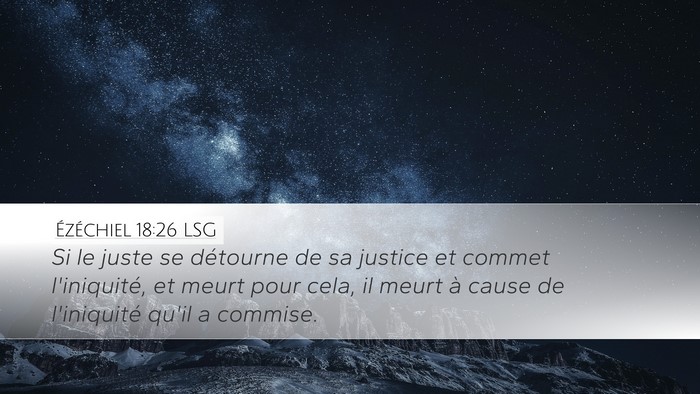 Ézéchiel 18:26 LSG Bible Verse Image