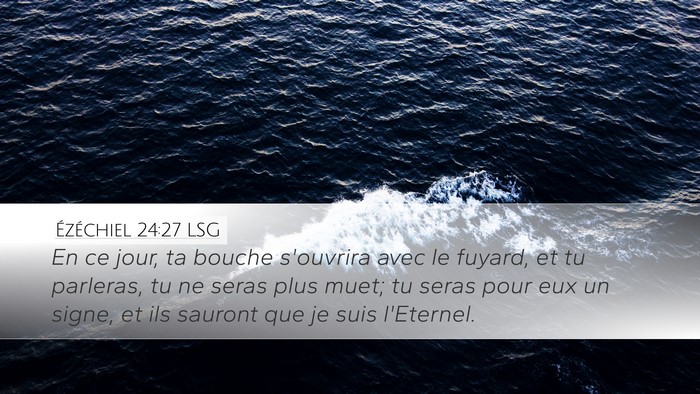 Ézéchiel 24:27 LSG Bible Verse Image