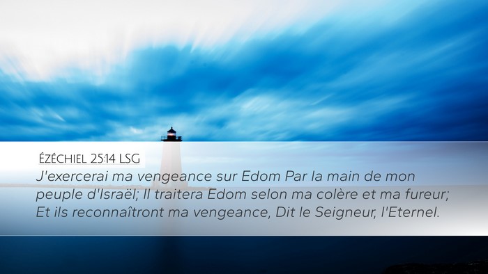 Ézéchiel 25:14 LSG Bible Verse Image
