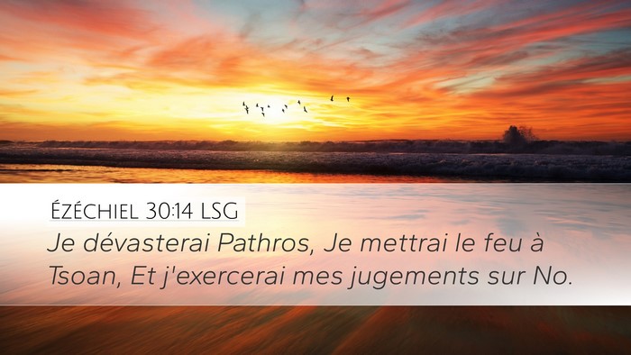 Ézéchiel 30:14 LSG Bible Verse Image
