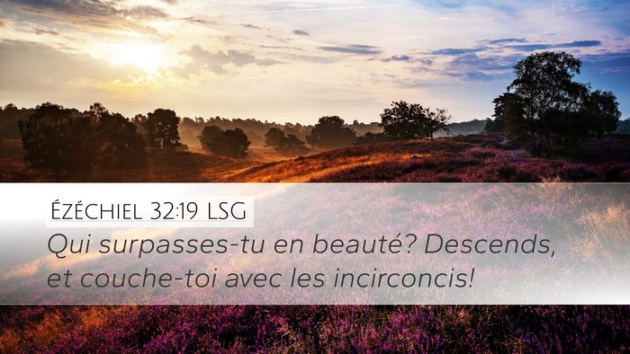 Ézéchiel 32:19 LSG Bible Verse Image
