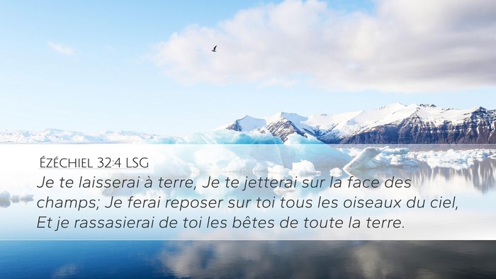 Ézéchiel 32:4 LSG Bible Verse Image