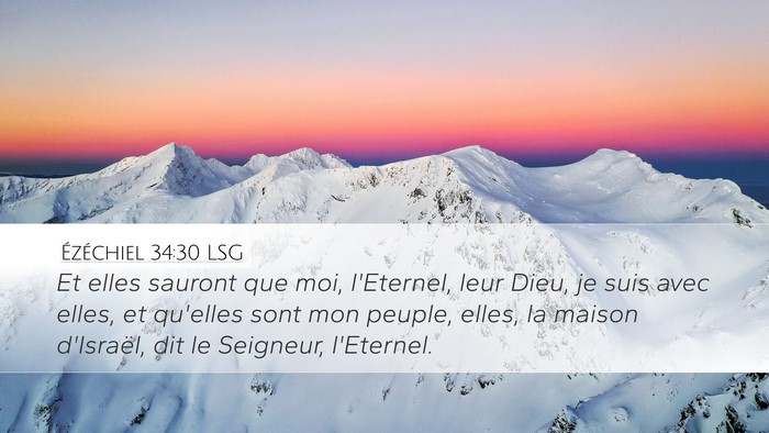 Ézéchiel 34:30 LSG Bible Verse Image