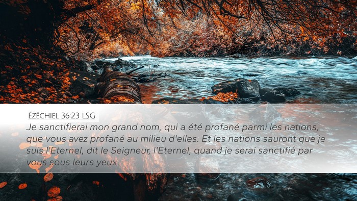 Ézéchiel 36:23 LSG Bible Verse Image