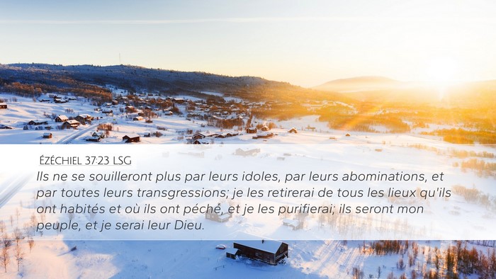 Ézéchiel 37:23 LSG Bible Verse Image