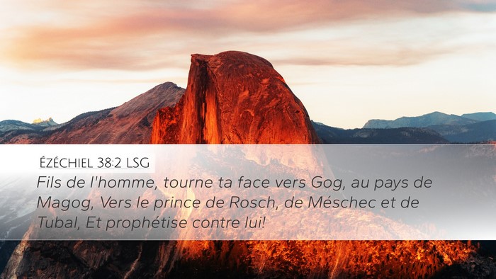 Ézéchiel 38:2 LSG Bible Verse Image