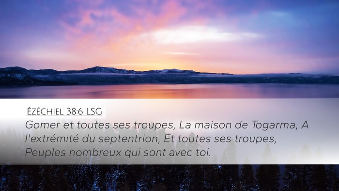 Ézéchiel 38:6 LSG Bible Verse Image