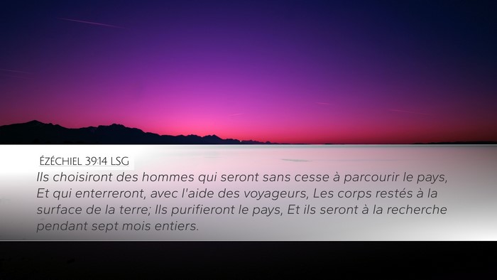 Ézéchiel 39:14 LSG Bible Verse Image