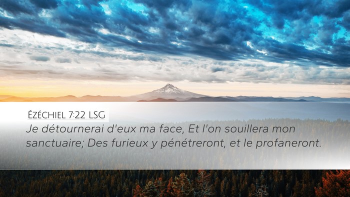 Ézéchiel 7:22 LSG Bible Verse Image