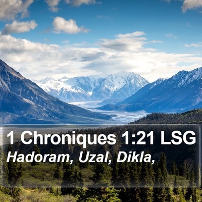 1 Chroniques 1:21 LSG Bible Verse Image