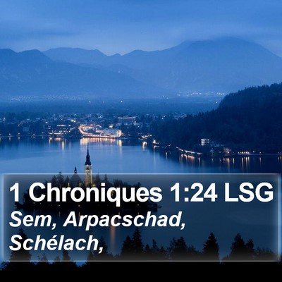 1 Chroniques 1:24 LSG Bible Verse Image