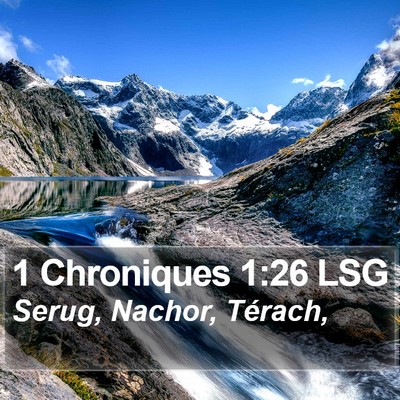 1 Chroniques 1:26 LSG Bible Verse Image